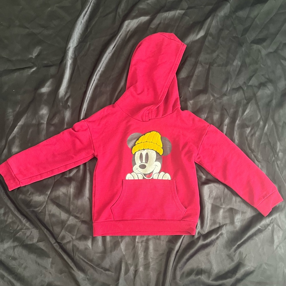 Toddler’s 4T Mickey Mouse Sweatshirt with Hoody